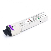 SFP 1,25 GE оптический модуль 120 км, SM, 1 волокно, комплект TX/RX 1490/1550 SC, DDM